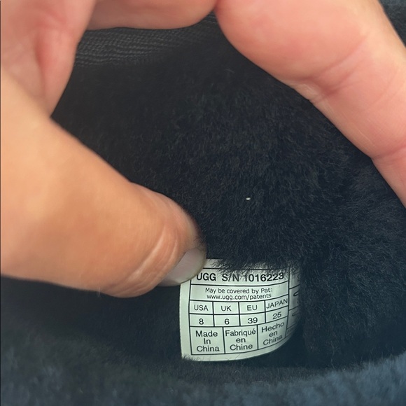 UGG Classic Black Sheepskin Boots - Picture 5 of 5